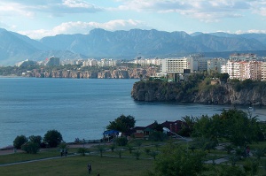 Pohled na letovisko Antalya Pohled na letovisko Antalya