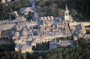 Palác Topkapi - pohled na celý komplex