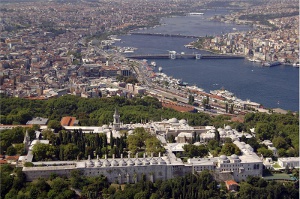 Pohled na palác Topkapi